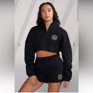 YoungLA Cropped Reverse Teddy Sweater